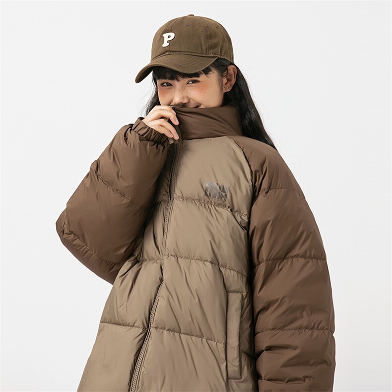 2026冬季新款男日系潮牌立领白鸭绒羽绒服拼色加厚外套YR20-F209,男装羽绒服,电商A101（原外27）
