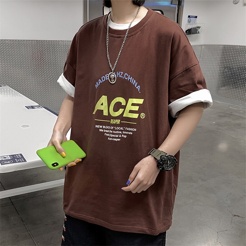 【】A003-HT1018-P30夏装新款时尚印花短袖T恤女模1,男装T恤,电商A003