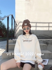 刺绣银狐绒卫衣无敌爆，女装卫衣/绒衫，一杭