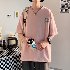 图案已注册2021港风休闲情侣大码情侣短袖T恤男潮DT7113P28控，男装T恤，星座227-7
