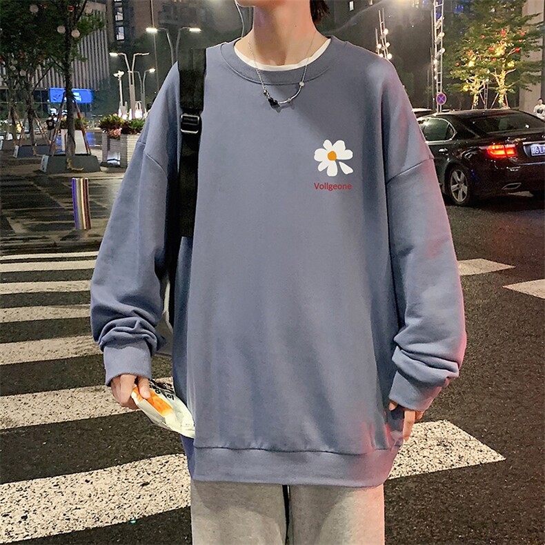 S6059-P28加绒款-P33秋季圆领卫衣男大码韩版宽松长袖外套,男装卫衣,电商A040