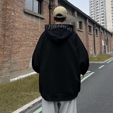 WY8523-P35港风全刺绣学院风连帽卫衣，男装卫衣，星座1501-1
