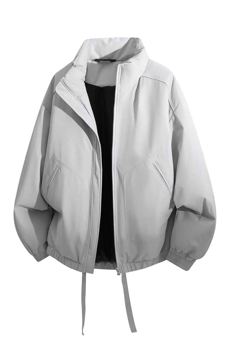 冬季美拉德立领棉服潮流百搭纯色棉衣撞色棉服外套HY8822-P75,男装棉衣,星座610B-1
