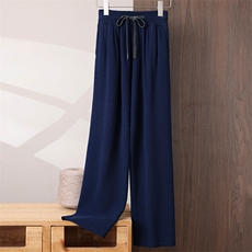 时尚男士羊绒直筒长裤舒适保暖经典百搭高品质休闲裤男装，男装休闲裤，榆莲羊绒