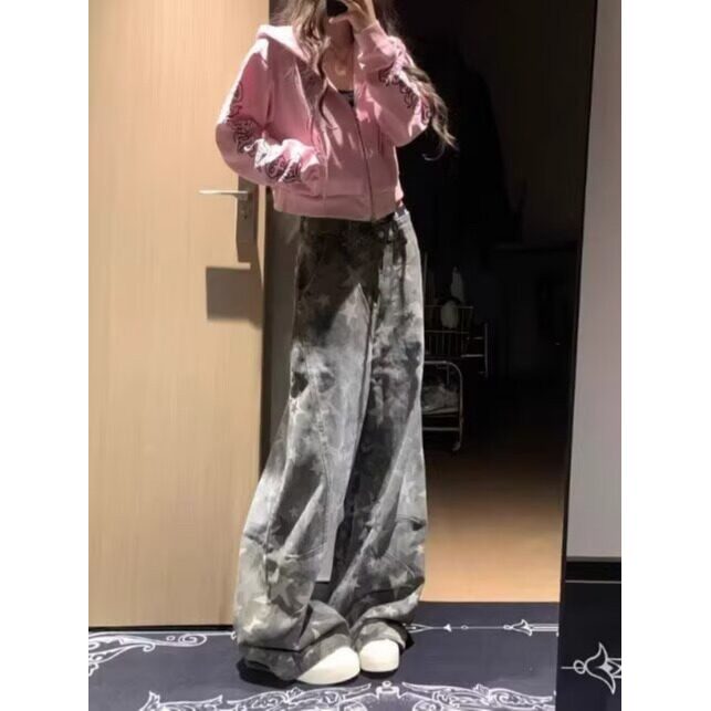 A499-P50流行日系牛仔裤新款百搭简约气质文艺时尚ins原宿潮流,男装牛仔裤,电商B323A