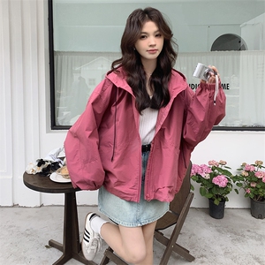 【现货！】玫红色冲锋衣2c213-2559-p145-k208图片