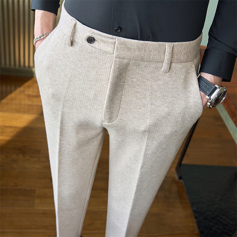 K2328-P85男士秋冬羊毛款毛呢休闲西裤29-38码，男装西裤，电商A211