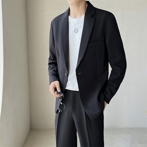 现货2025新款轻熟风休闲西服外套男西装上衣X15P130（有套装195）图片