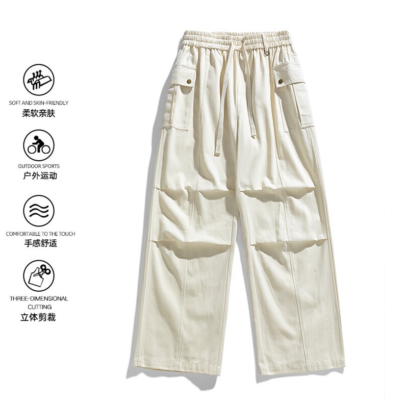 DSA157-1-K2533-P60现货纯棉水洗直筒裤秋季工装休闲长裤,男装工装外套,电商A157-1