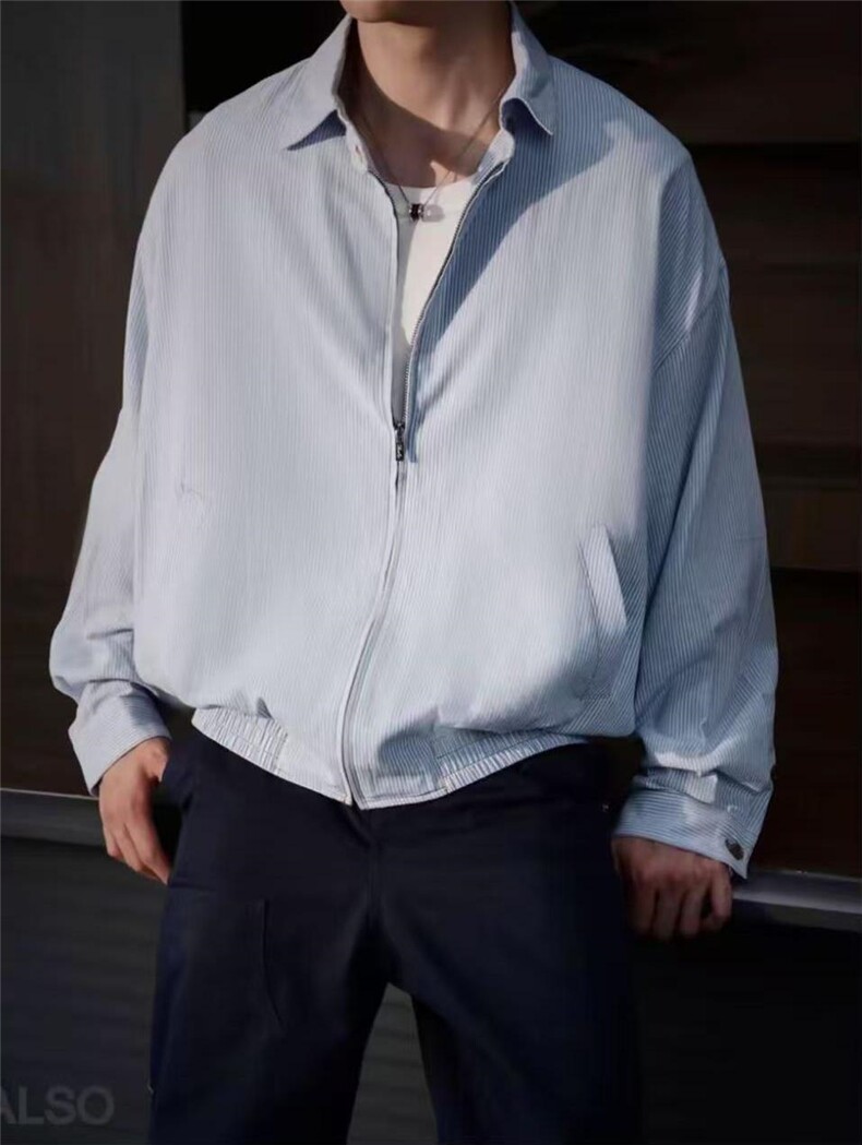 网图！早秋新款上新外套小设计感欧若风外套-EX51029-特批45,男装夹克,电商A061