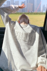 ！2025秋冬新款男士钢印圆领卫衣情侣潮牌长袖WY61特P40，男装卫衣，电商B220