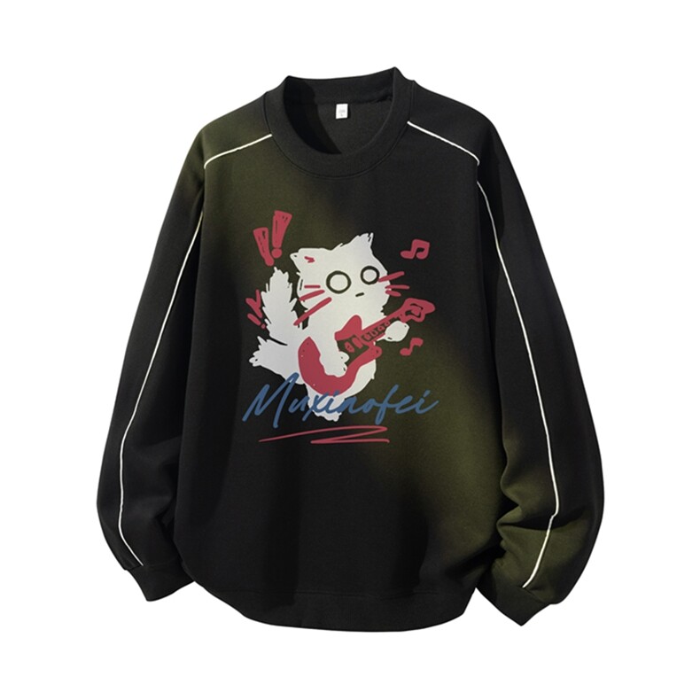 得物供货、复合重磅420克现货圆领卫衣宽松HD019-1-YLT2556-特P35,男装卫衣,电商019-1