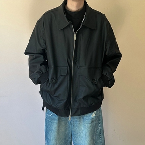 主推现货PU皮夹克外套宽松皮衣A351-AP2401-P110图片
