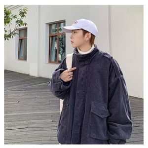 美式休闲羊羔绒棉衣外套男冬季加厚保暖棉服图片