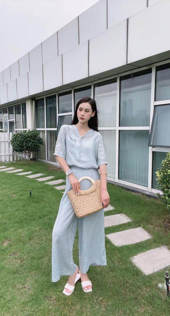 纯苎连衣裙小衫裤子裙子衬衣 时尚风 风淑女风休闲风，女装连衣裙，川哲