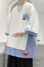 港风敏电商A088-DH4005-TP35100夏季新款宽松短袖T恤控59，男装T恤，电商A088