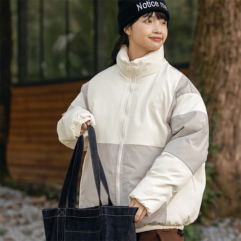 2026冬季新款男装日系潮牌撞色宽松休闲棉服加厚外套MY370-F149,男装棉衣,电商A101（原外27）
