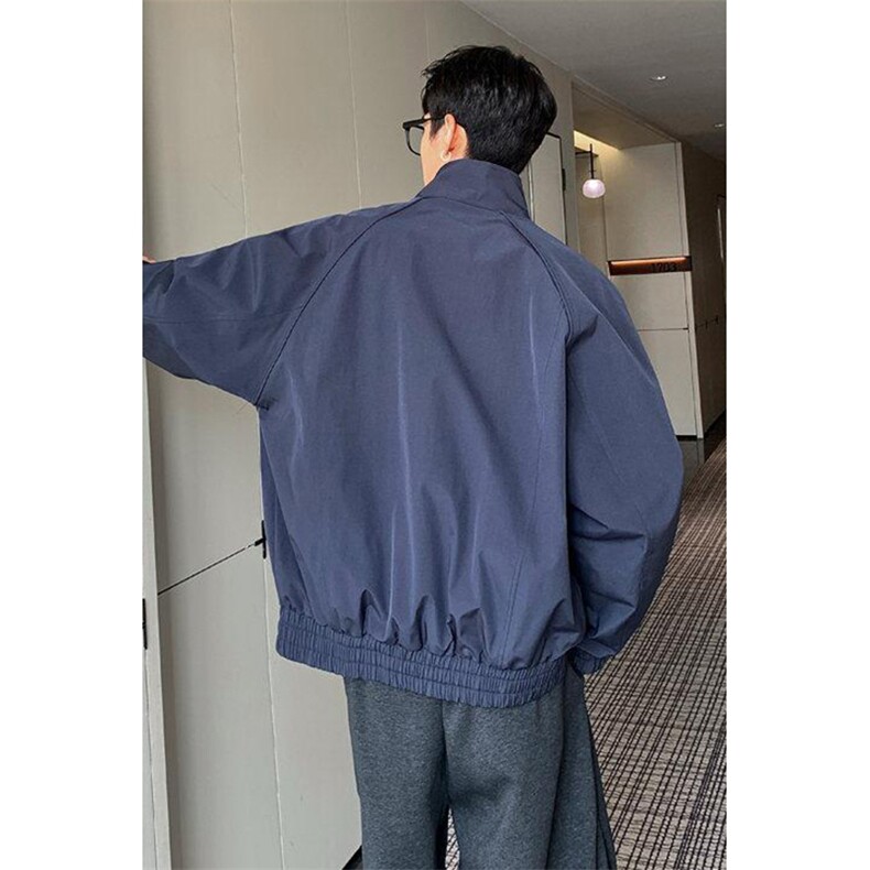 高品质春装新款老钱风美式高街解构立领棒球服飞行夹克休闲外套潮,男装夹克,电商A486