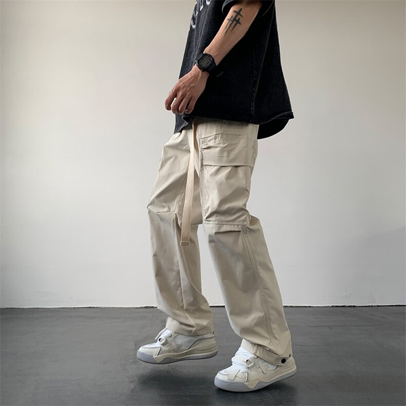 2026春夏新款多口袋美式高街直筒工装裤休闲裤XZ211-1-K2318-P65，男装工装外套，星座211-1