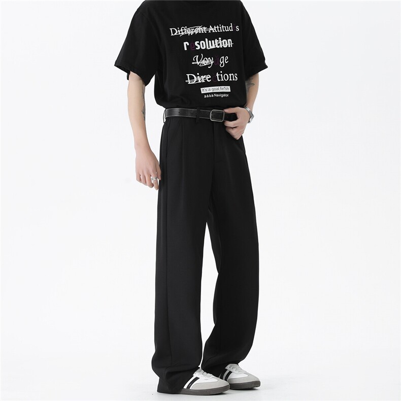 锦纶高品质垂感小西裤B336-K908-P48,男装西裤,电商B336