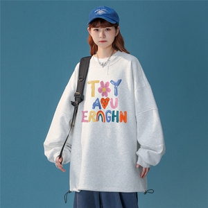 中性风  新款华棉复合高克重抖音品质 圆领卫衣 H606  P55控68图片