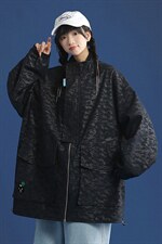 2026秋装新款韩版潮青春个性宽松夹克情侣外套G510--P75控98，男装夹克，A247A