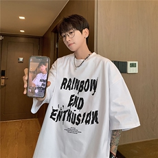 重磅240克精梳双纱精密赛格纺T恤纯棉印花短袖男T6351特P19，男装T恤，星座610B-1