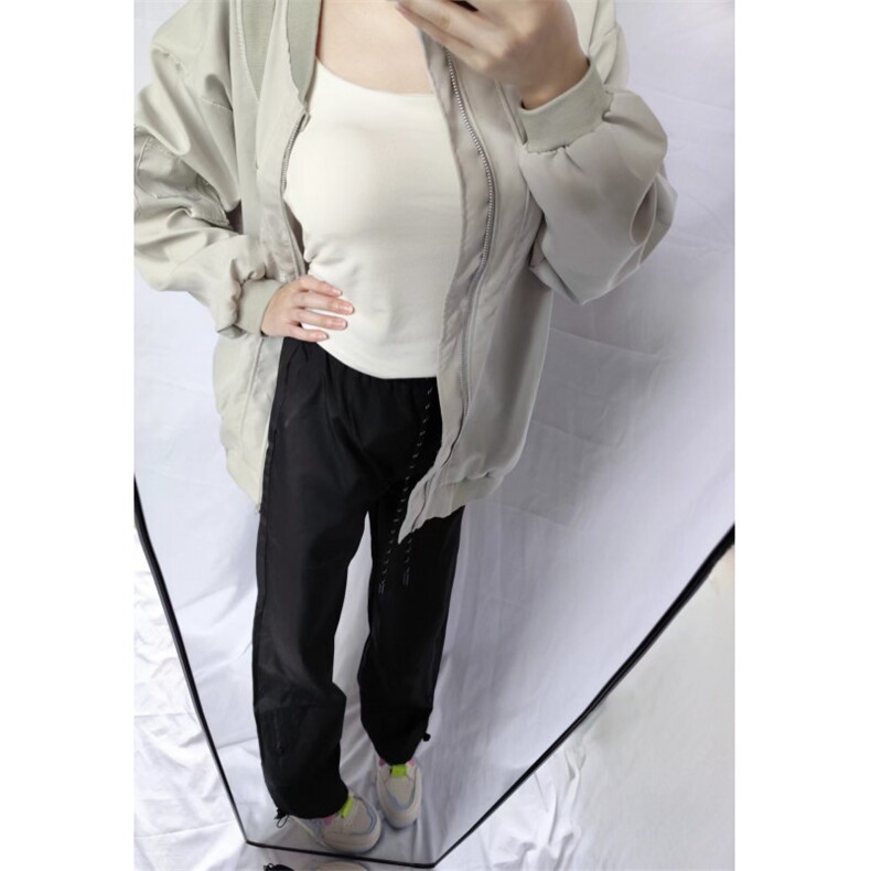 【有货】JH8820HH-P58cleanfit灰色棒球服外套男女款飞行员夹克,男装夹克,星座1007（原301D）