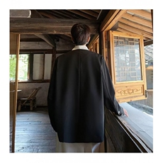 新中式风西装外套男立领中山装春秋季礼服西服AJ75-p60，男装西服套装，星座1001-1