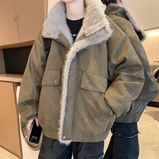 主推冬季新款宽松/座山雕加厚外套潮加厚棉衣XZ102B-1M801-P135，男装棉衣，星座102B-1