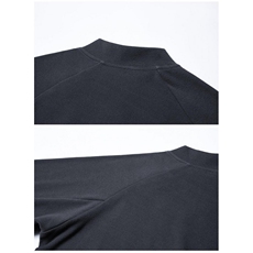 网图秋冬半拉链德绒半高领打底衫纯色保暖长袖T恤男士卫衣P25，男装T恤，电商C306-1
