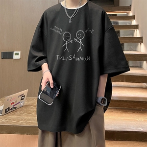 华夫格t恤男短袖男大码五分袖 酒店风 HT73302-P22图片