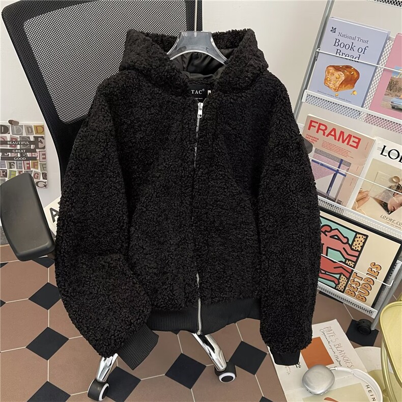 加厚保暖毛领棉服夹克潮流简约棉衣7821P95,男装夹克,星座410-2