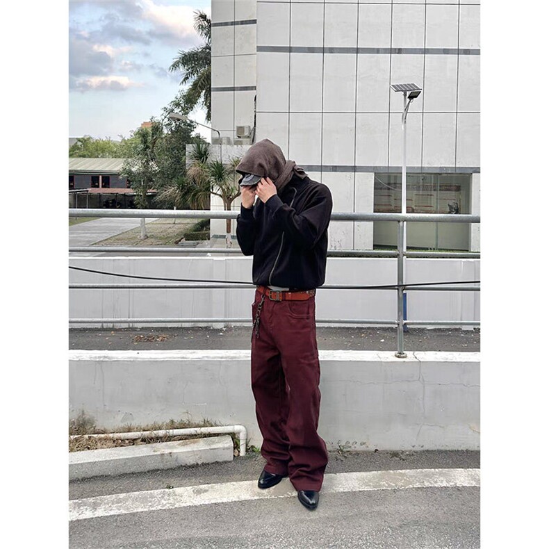 现货~2025春款美式高街斜襟单袋立领开衫短款夹克外套JK9802-P85,男装夹克,星座1004-3