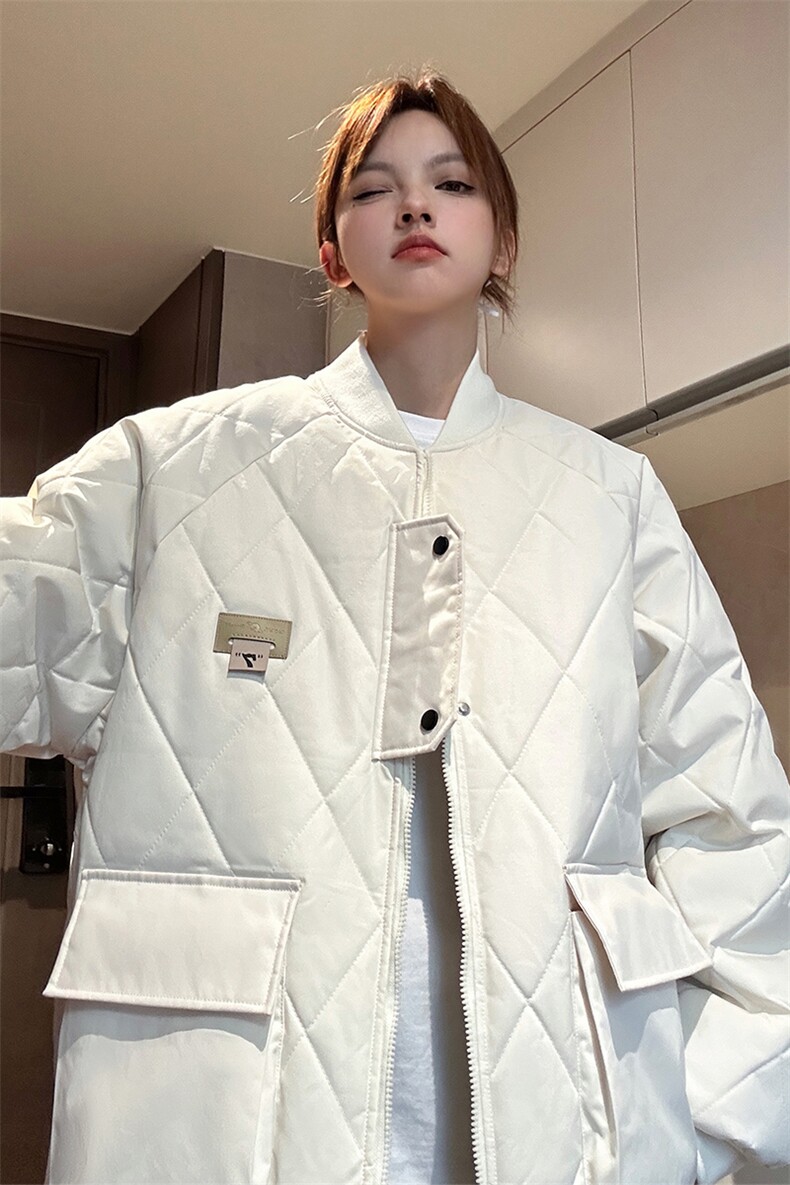 冬季2024大码港风棉衣棉服情侣装冬装男女中性宽松外套S273-P118,男装棉衣,电商A233-1
