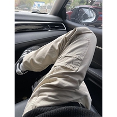 【有货】杏色工装裤男款美式vibe风裤子宽松直筒裤KZD43WW-P45，男装工装外套，星座1007（原301D）
