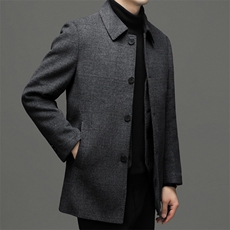 BEYRN8896钱塘2020-2冬季新款商务休闲中年男士厚款西服P300，男装夹克，钱塘207-2