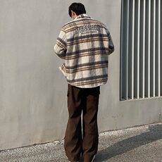美式复古褶皱工装裤子男女高街潮牌ins宽松直筒裤多口袋阔腿长裤，男装休闲裤，星座506A