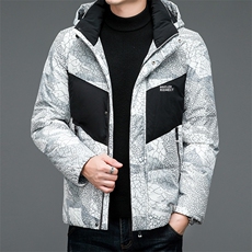 ANY22023钱塘2020-3秋冬新款男士时尚休闲连帽羽绒服外套P255，男装羽绒服，钱塘207-3