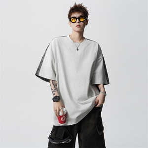 DX233 P30 港风情侣短袖冰感速干百搭休闲潮流宽松T恤男图片