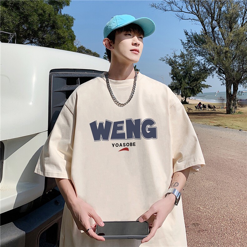 神图重磅夏季纯棉短袖T恤男大码体恤A430-1-WT226,男装T恤,电商A426-1(原A430-1)