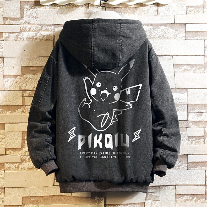 NM53078-P140 牛仔外套男大码加厚加绒衣男羊羔毛服男 砖墙图片