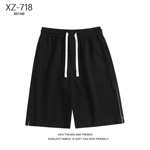 美式拉链开叉设计感男生短裤夏季休闲五分裤XD1760-特批29图片