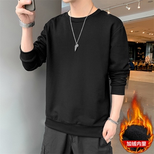 加绒跑量现货2025冬季新款男士休闲加绒卫衣外套大码上衣JR000图片