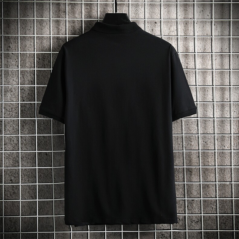 PL57055-P35翻领短袖polo衫男大码胖子半袖t恤男有领保罗衫,男装Polo衫,电商A040A