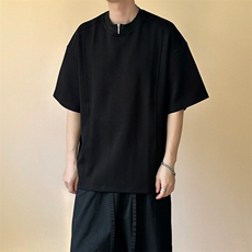 现货-主推设计感潮牌短袖T恤男个性半袖上衣A351-AT2473-P45，男装T恤，电商A351