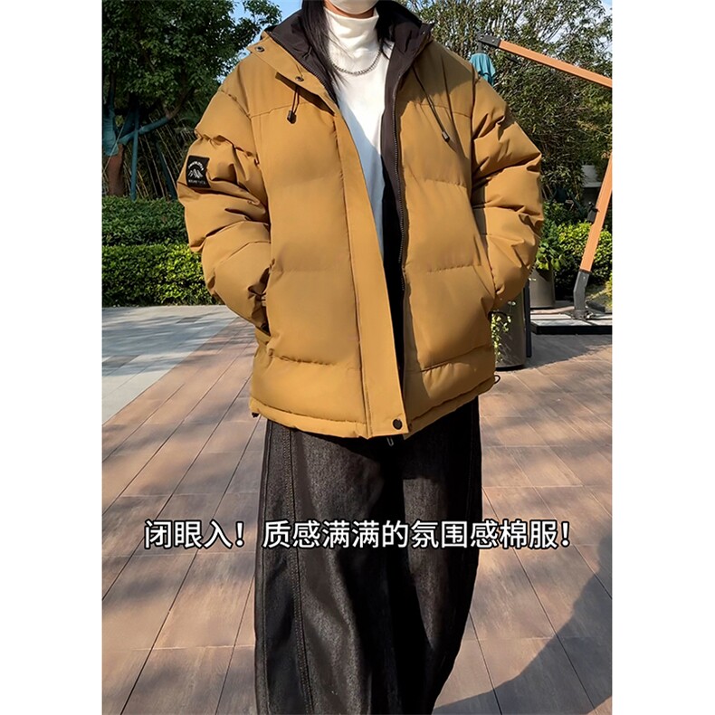 现货高品质美式高街冬季重磅三防加厚羽绒棉衣登山冲峰外套厚，男装棉衣，电商A486