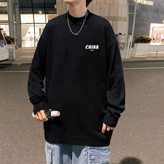 M18148-P45加绒款-P65半高领毛衣男士大码针织衫男毛线衣男，男装针织衫/毛衣，电商A040