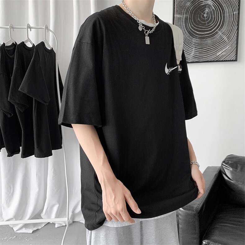 夏2023新款潮牌潮流衣服体桖简约百搭ins原宿t恤A161-2-T0883-P20,男装T恤,电商A161-2