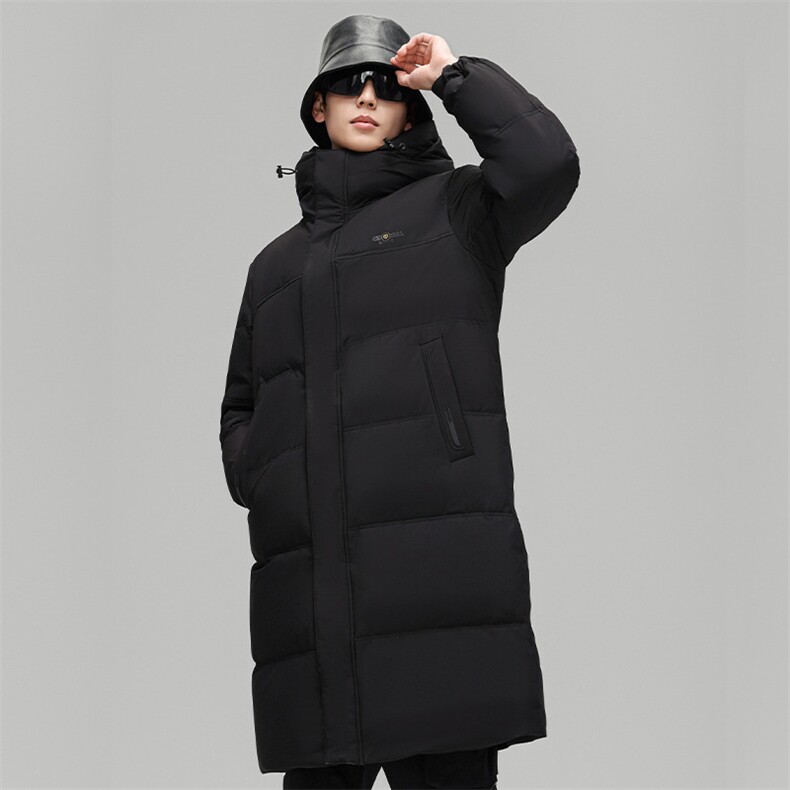 冬季男士保暖锁温背带中长款90%鹅绒羽绒服外套男H86-P310488，男装羽绒服，星座1210A